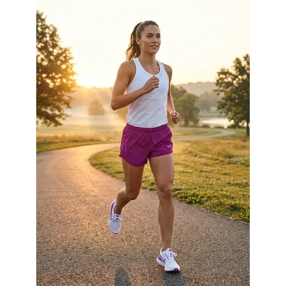 Nike Womens Dri-FIT Tempo Running Shorts Purple XL CU8890-503